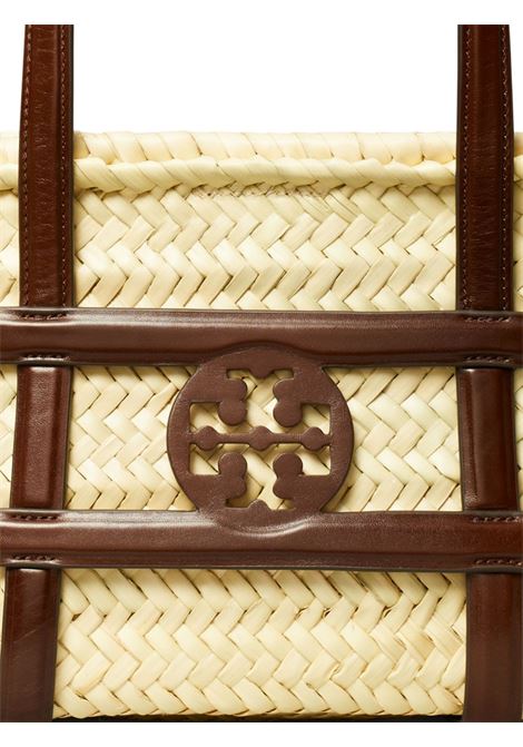 Borsa a mano Ella in raffia in beige Tory burch - donna TORY BURCH | 169218902